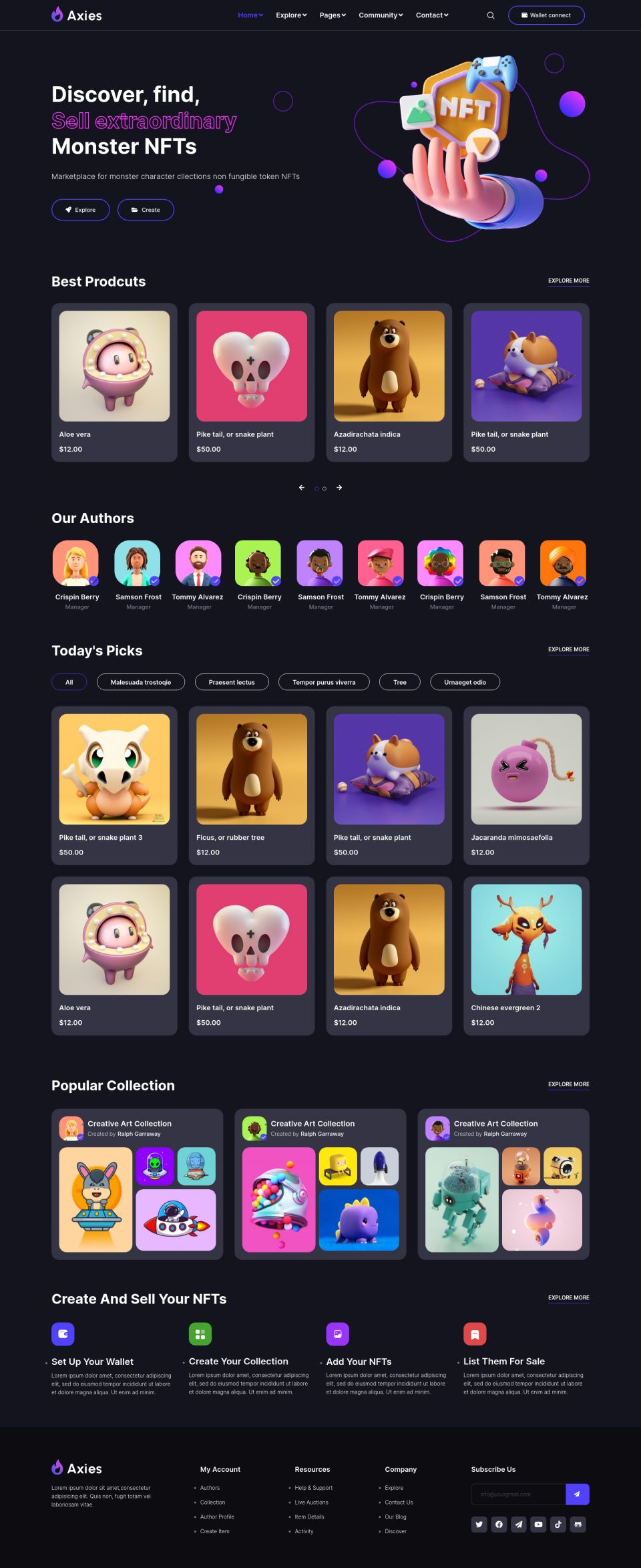 WordPress template ThemeForest Axies