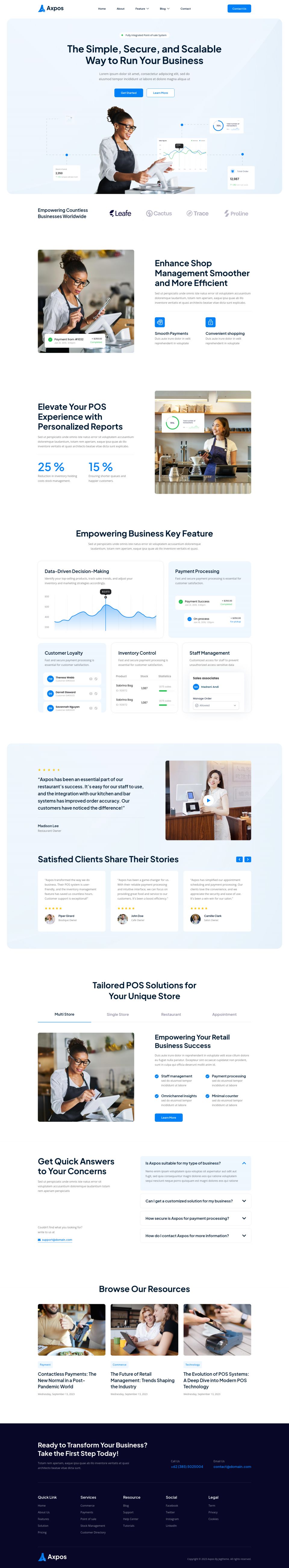 WordPress template ThemeForest Axpos