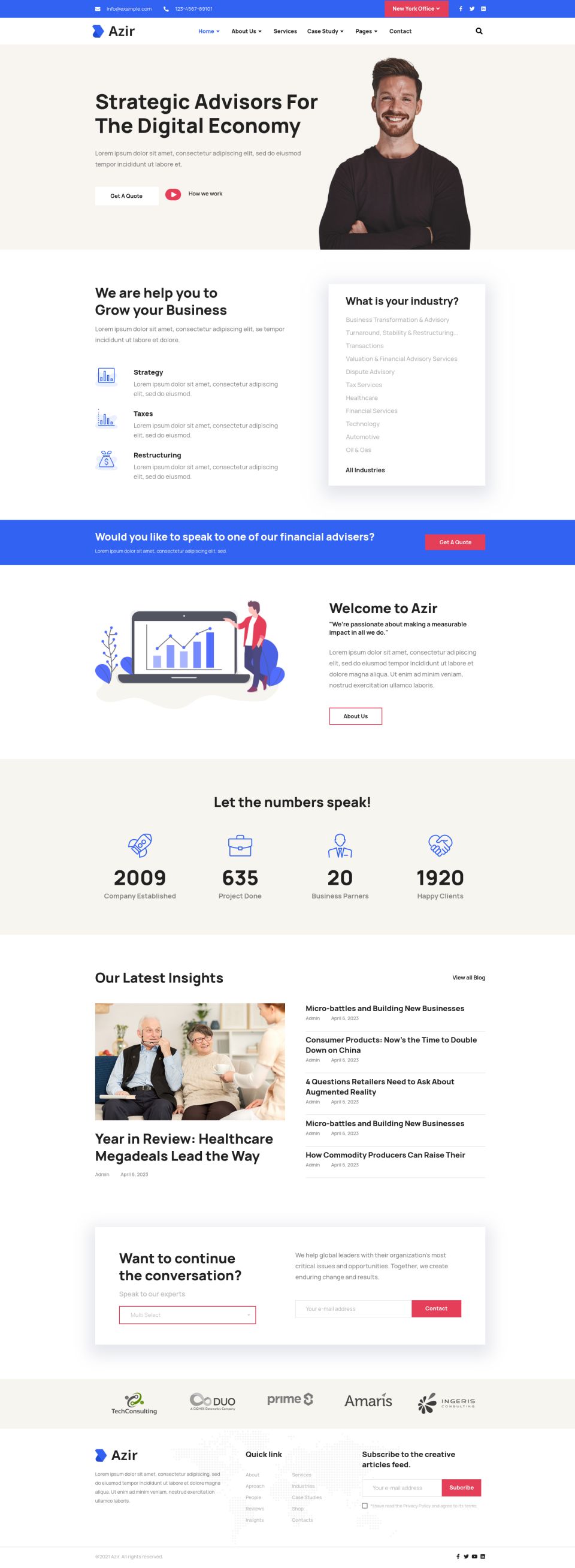 Template ThemeForest Azir WordPress template ThemeForest Azir