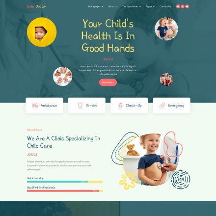 ThemeForest Baby Doctor