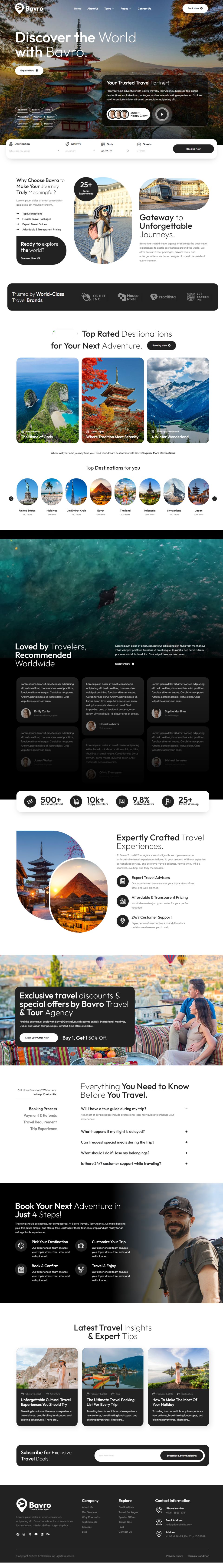 WordPress template ThemeForest Bavro