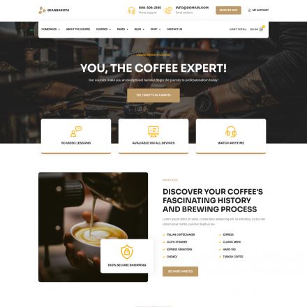 ThemeForest Bean Barista