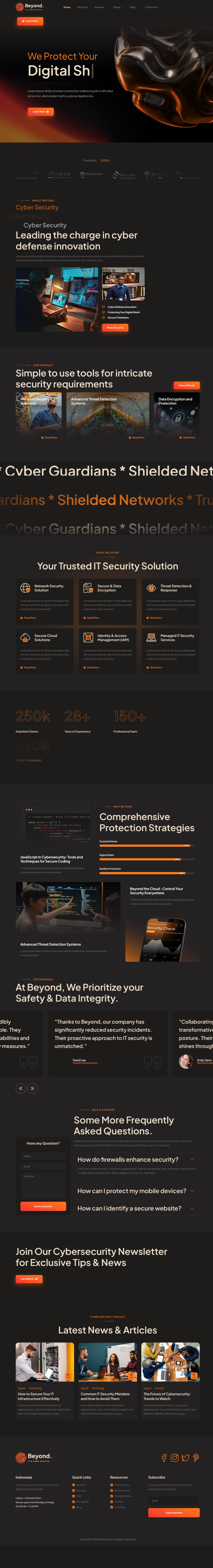 WordPress template ThemeForest Beyond