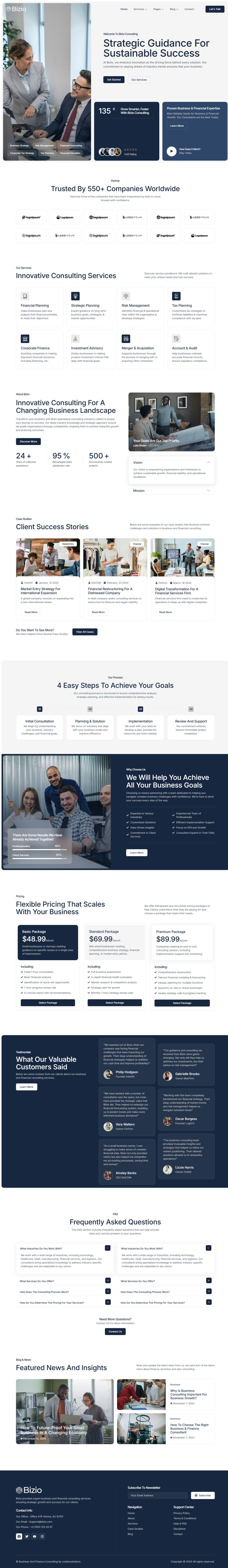 WordPress template ThemeForest Bizio