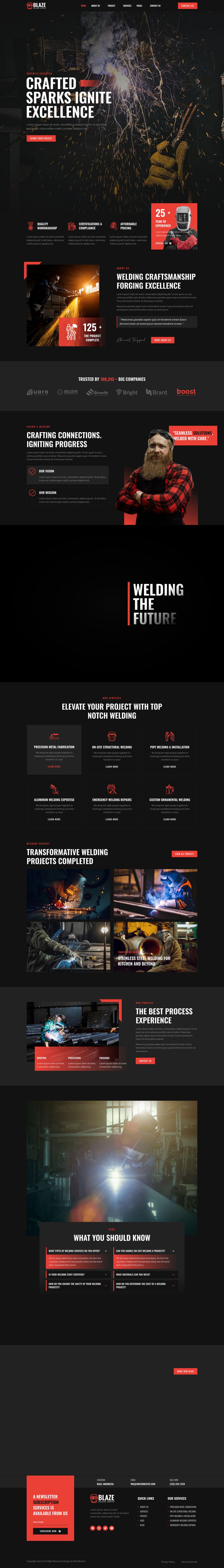WordPress template ThemeForest Blaze