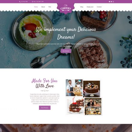 ThemeForest Cakeryshop