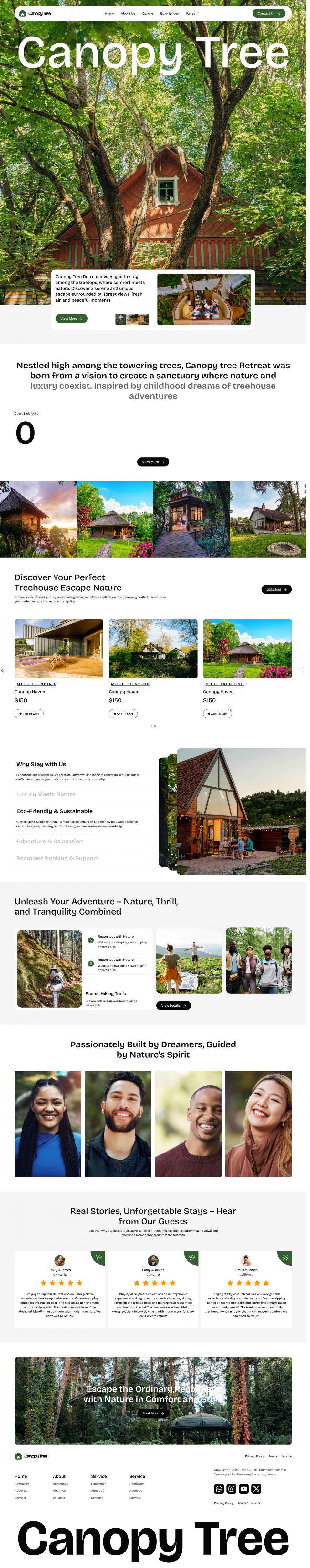 WordPress template ThemeForest CanopyTree