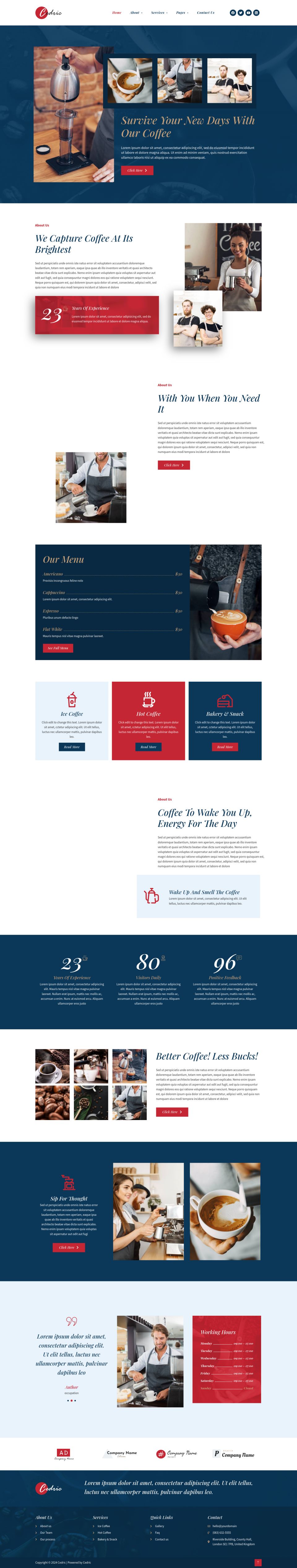 Template ThemeForest Cedric WordPress template ThemeForest Cedric