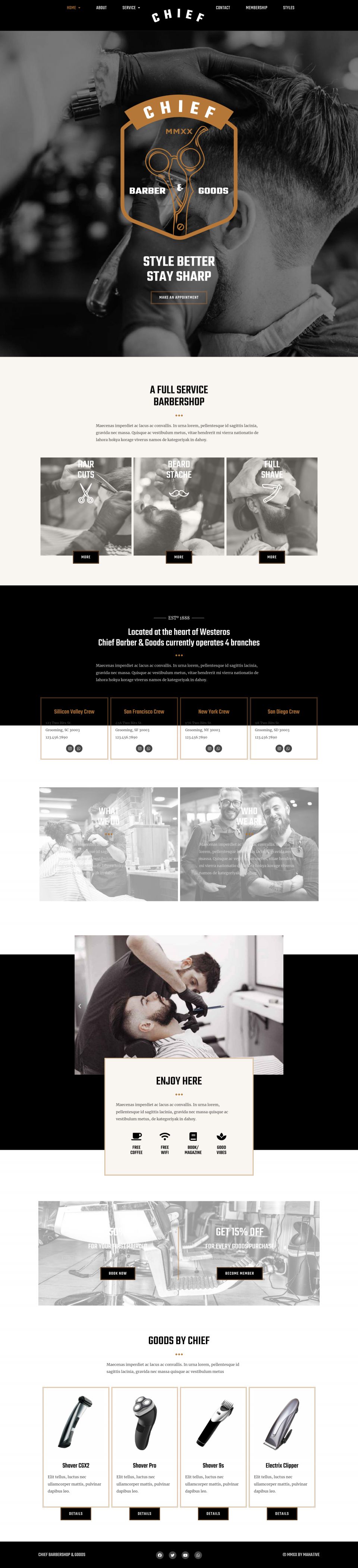 WordPress template ThemeForest Chief