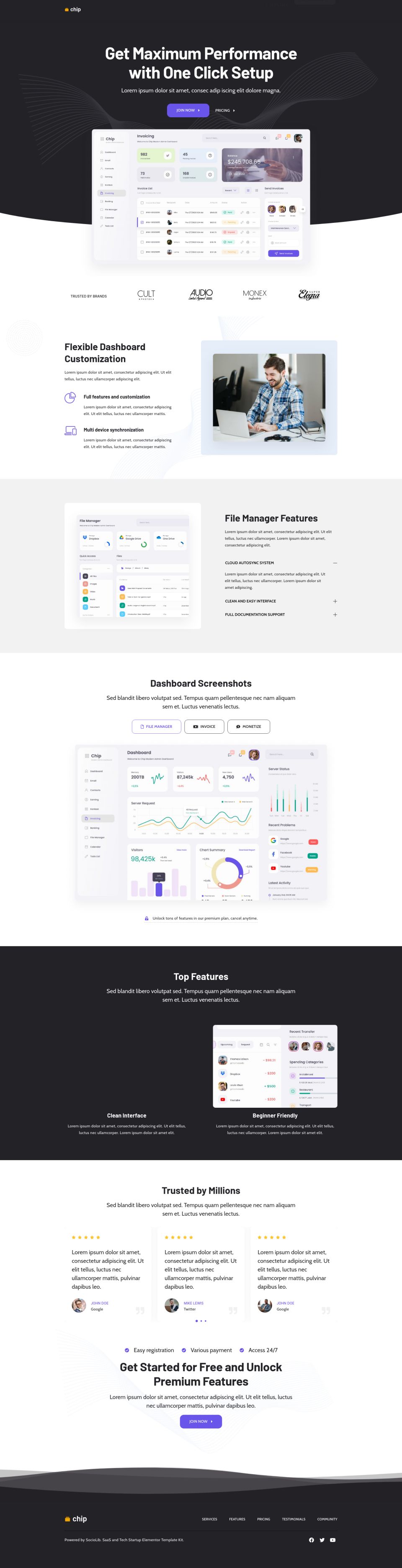Template ThemeForest Chip WordPress template ThemeForest Chip