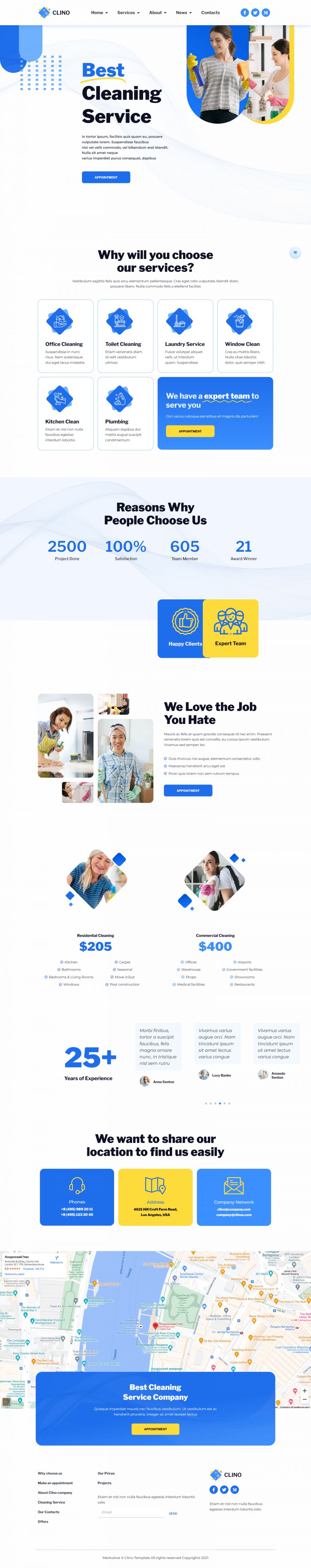 WordPress template ThemeForest Clino
