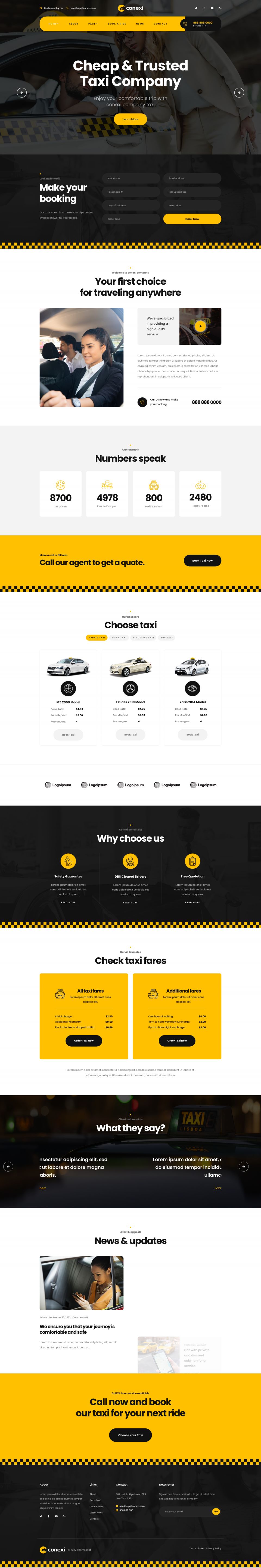 WordPress template ThemeForest Conexi