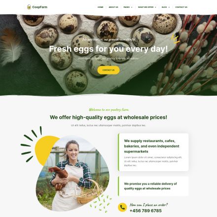 ThemeForest CoopFarm