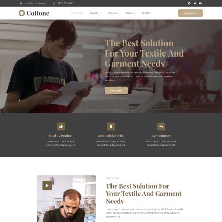 ThemeForest Cottone