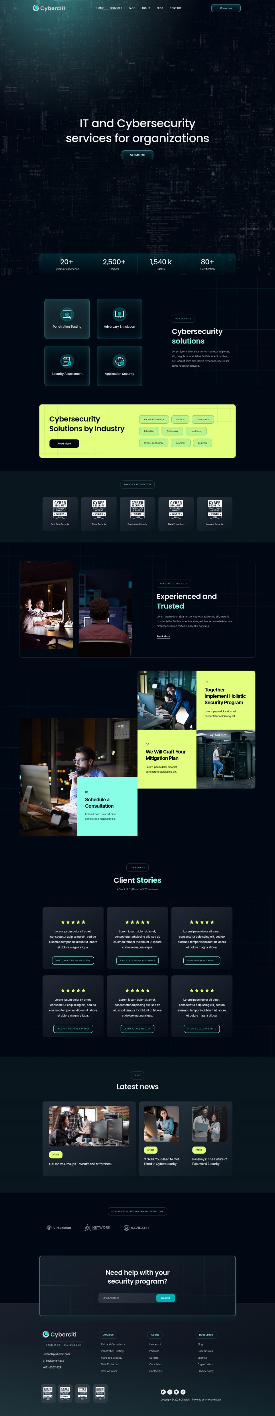 WordPress template ThemeForest Cyberciti