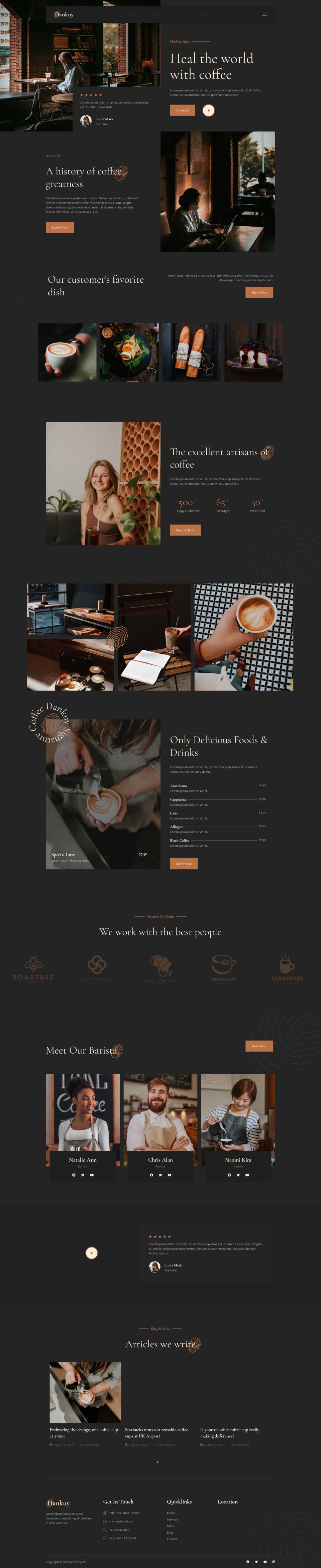 WordPress template ThemeForest Dankuy