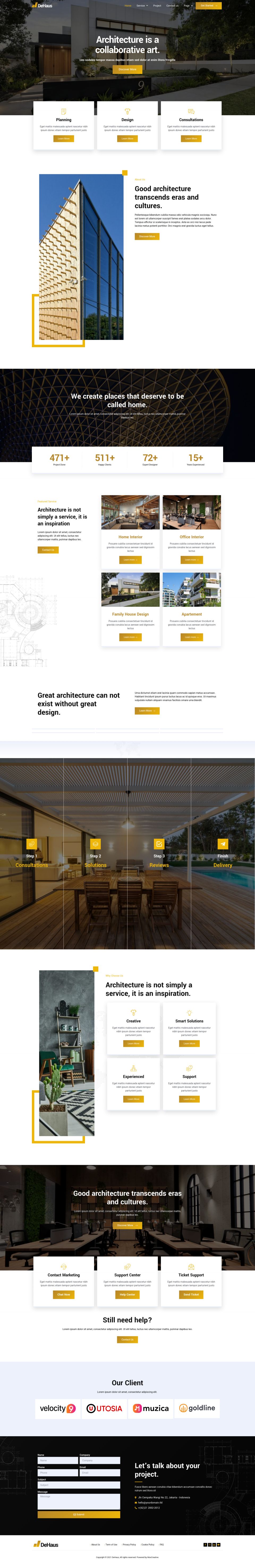 WordPress template ThemeForest Dehaus