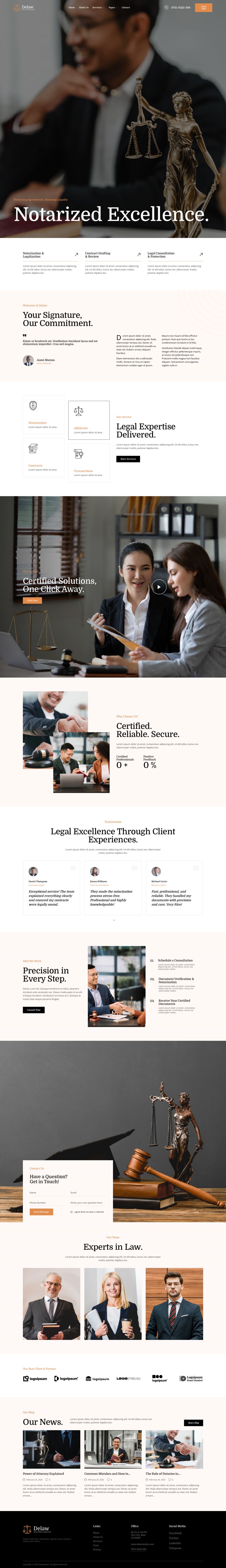 WordPress template ThemeForest Delaw
