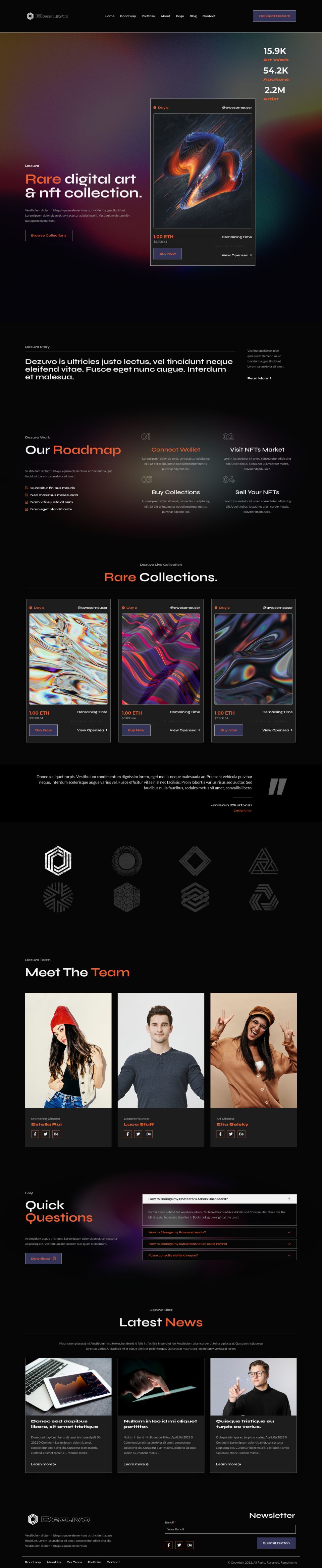 WordPress template ThemeForest Dezuvo