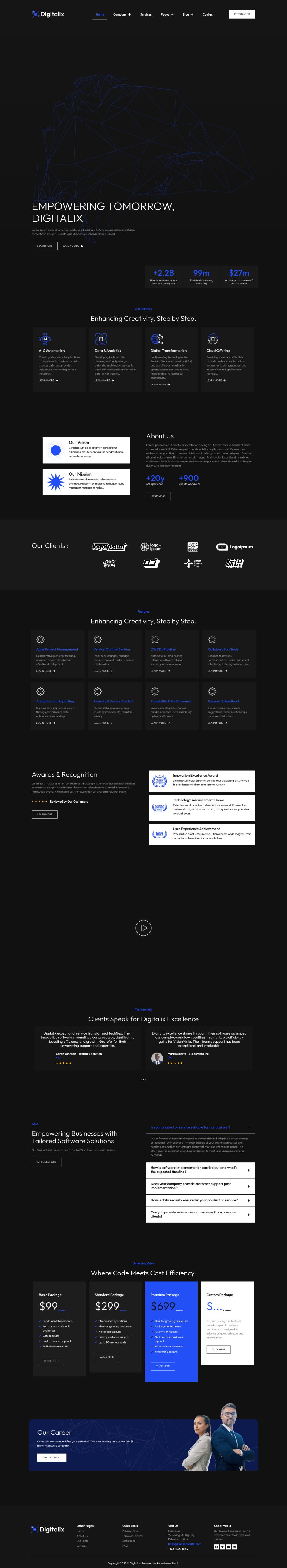 WordPress template ThemeForest Digitalix