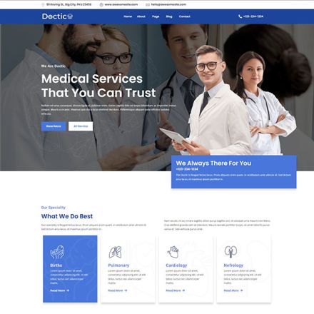 ThemeForest Doctic