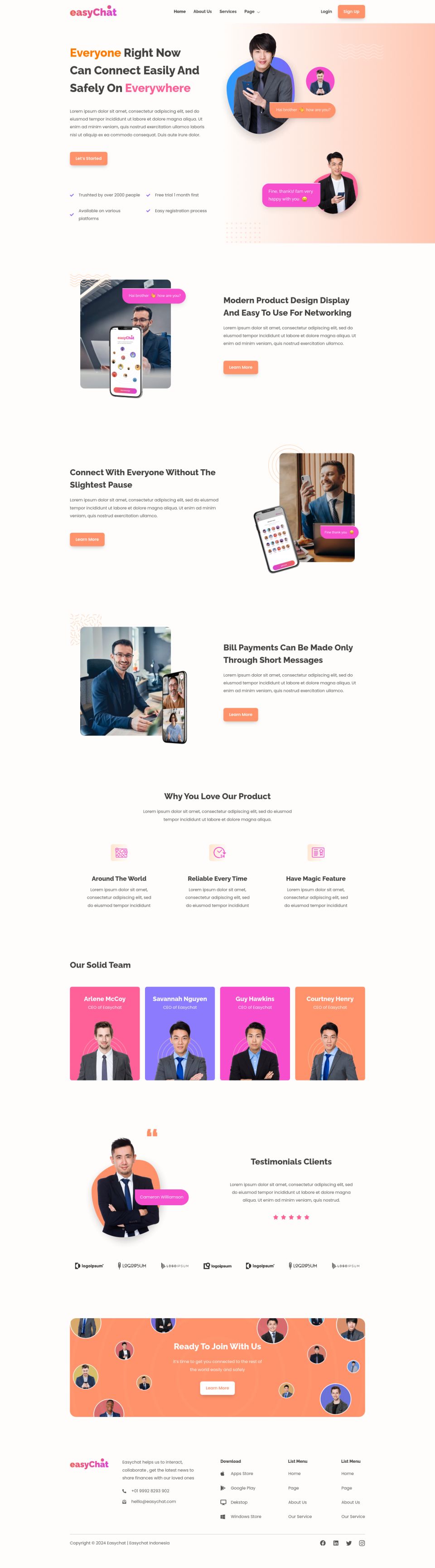 WordPress template ThemeForest EasyChat