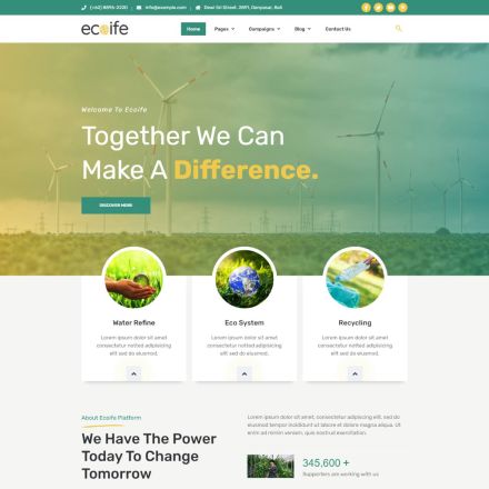 ThemeForest Ecoife