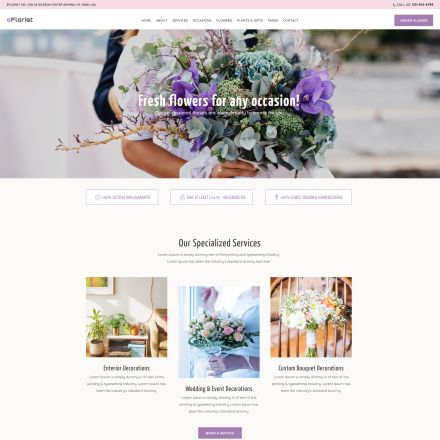 ThemeForest eFlorist