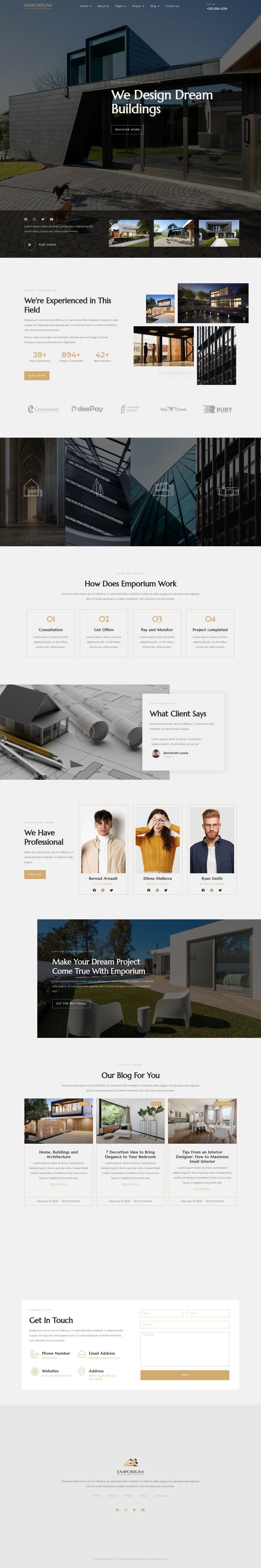 WordPress template ThemeForest Emporium