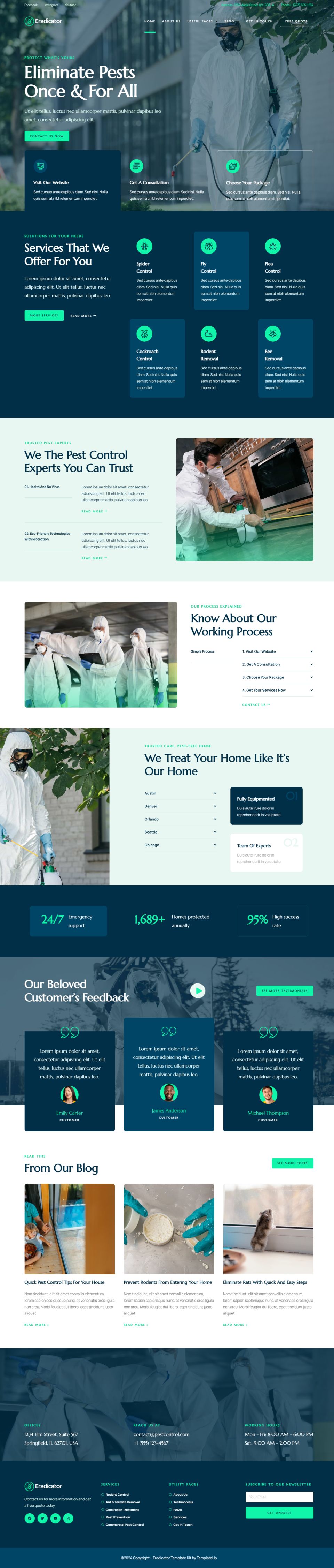WordPress template ThemeForest Eradicator