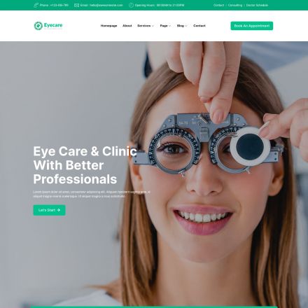 ThemeForest Eyecare