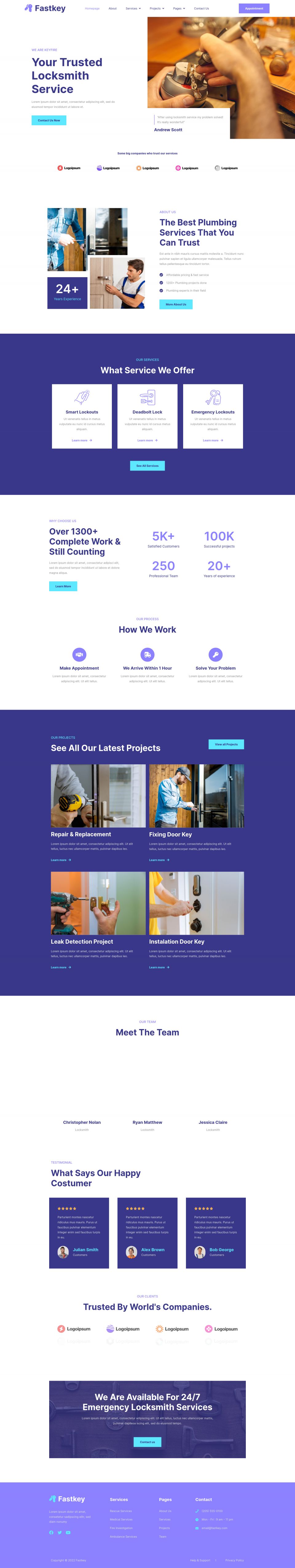 WordPress template ThemeForest Fastkey