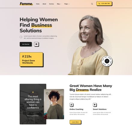 ThemeForest Femme