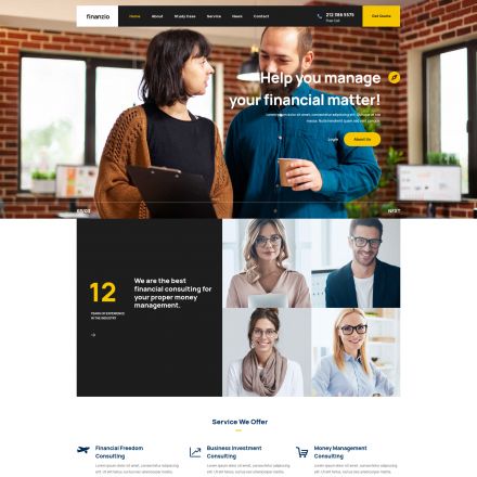 ThemeForest Finanzio