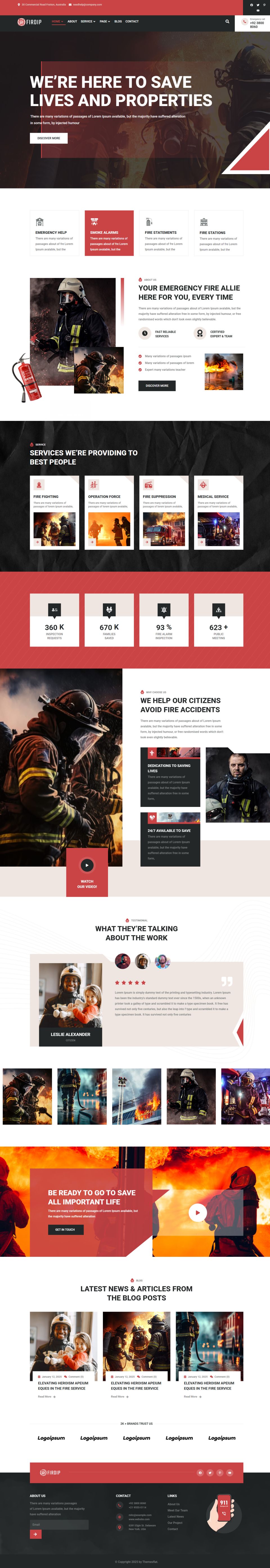 WordPress template ThemeForest Firdip