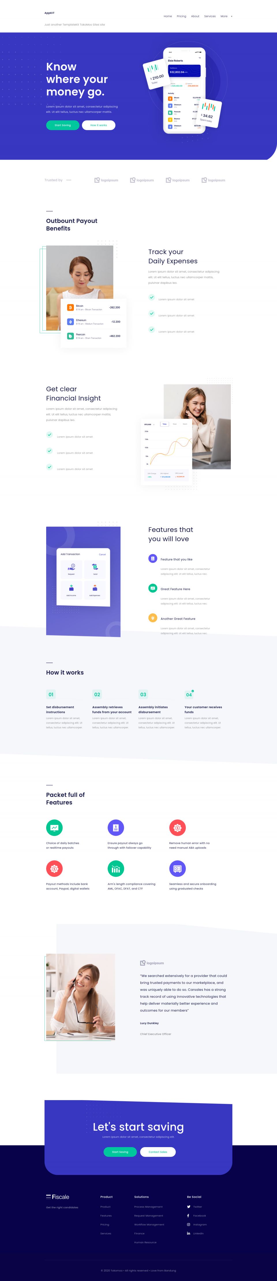 WordPress template ThemeForest Fiscale