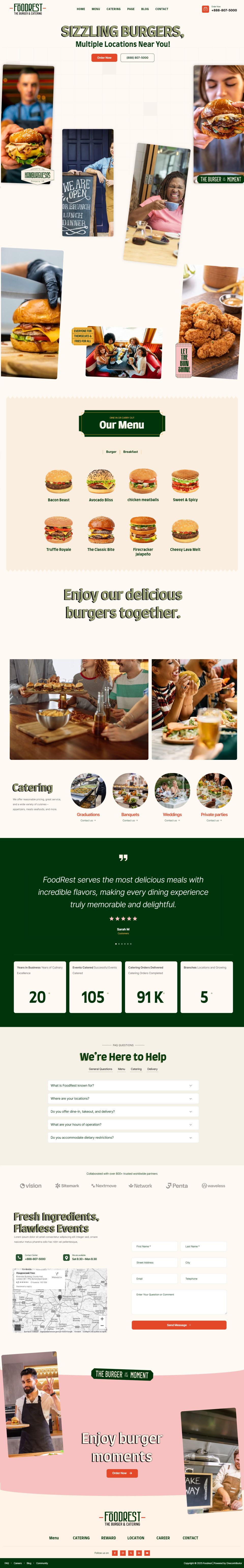 WordPress template ThemeForest Foodrest