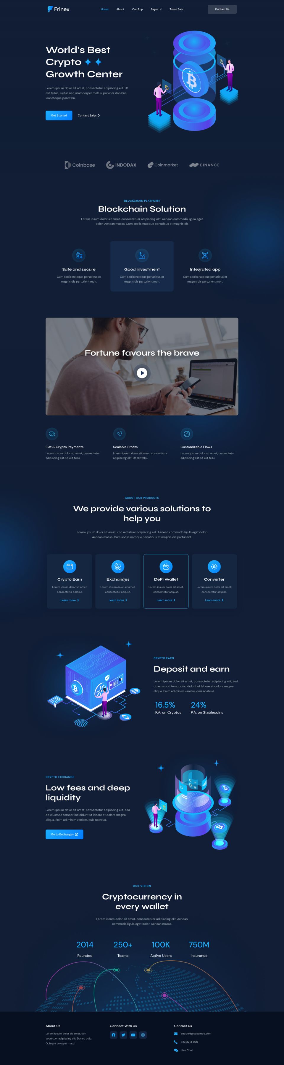WordPress template ThemeForest Frinex
