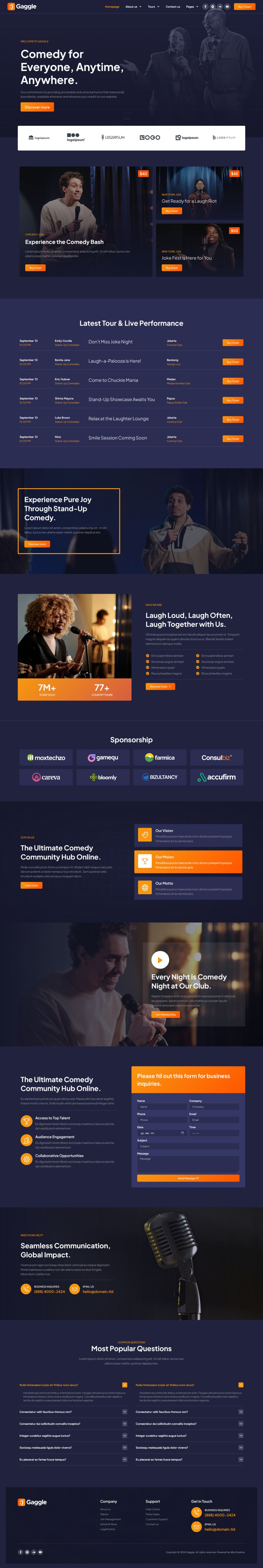 Template ThemeForest Gaggle WordPress template ThemeForest Gaggle