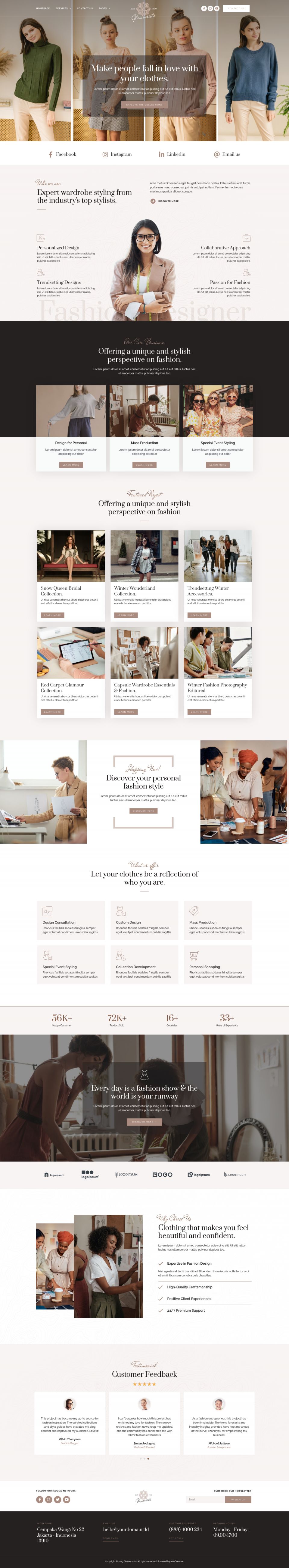 Template ThemeForest Glamourista WordPress template ThemeForest Glamourista