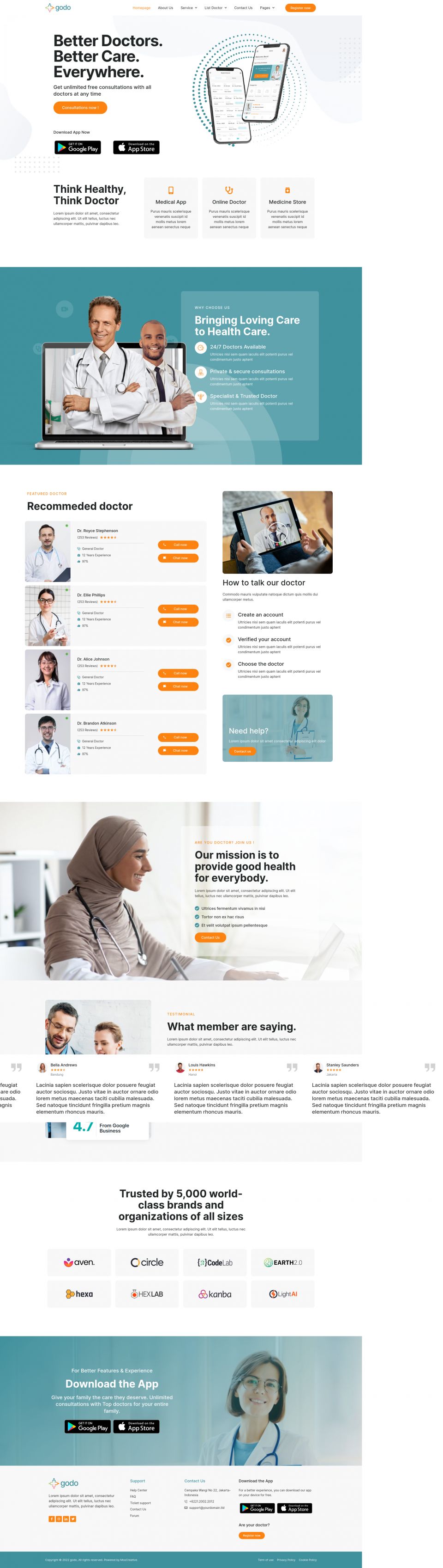 WordPress template ThemeForest Godo