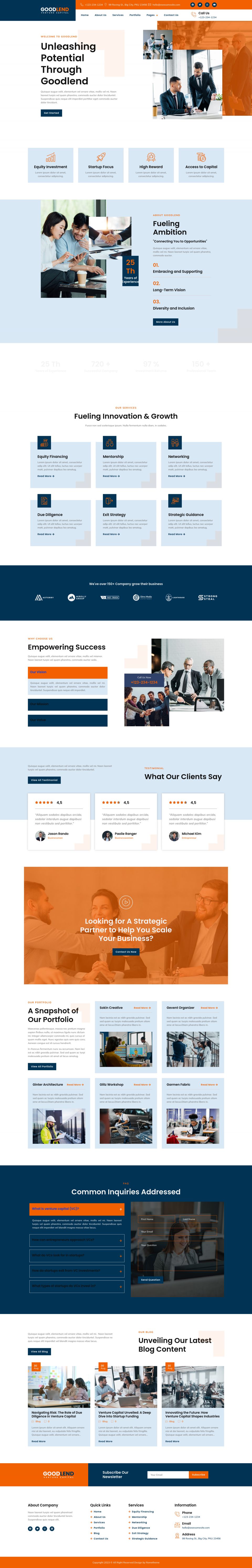 Template ThemeForest Goodlend WordPress template ThemeForest Goodlend