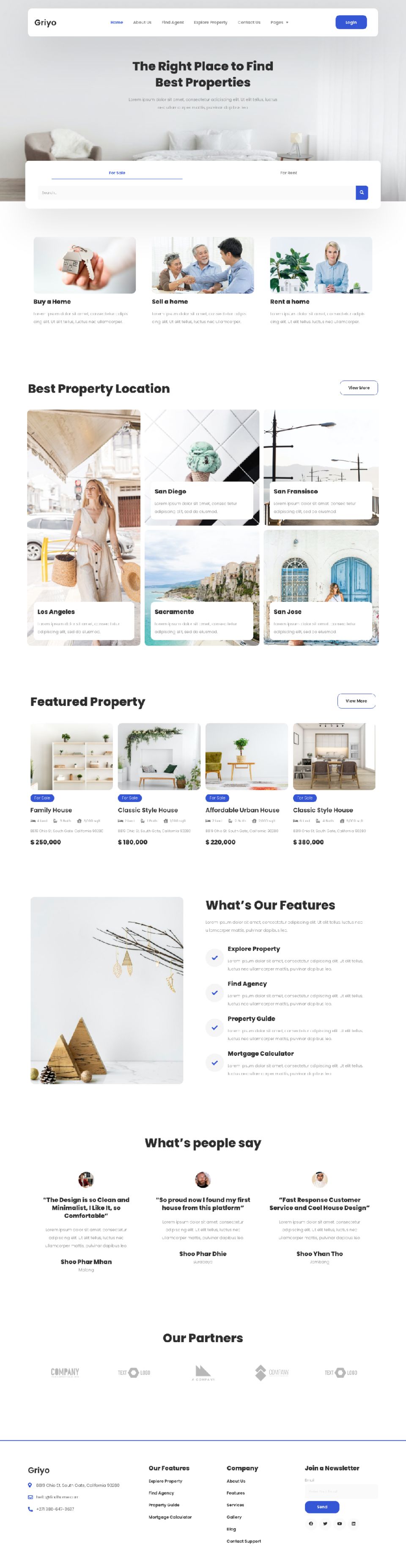 WordPress template ThemeForest Griyo