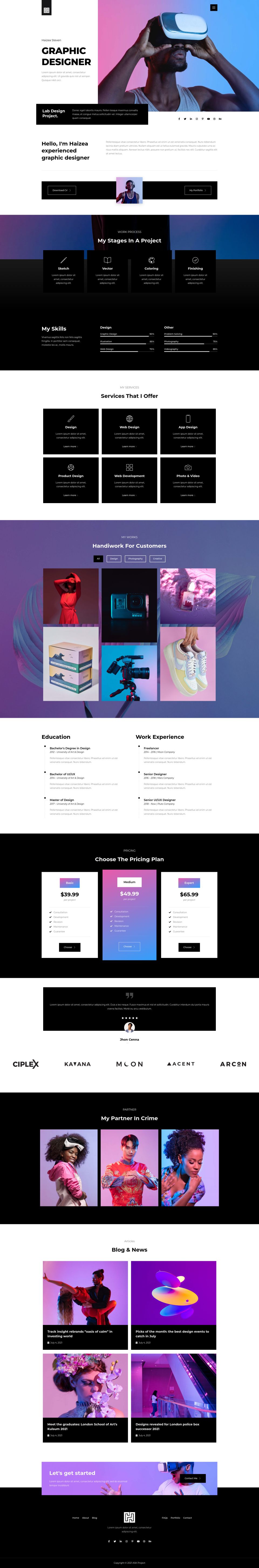 WordPress template ThemeForest Haizea