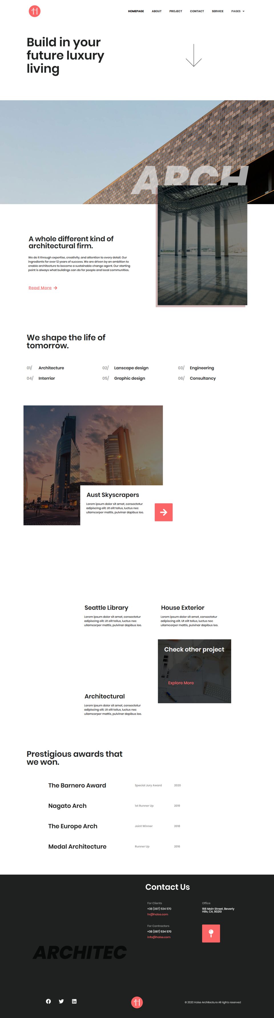WordPress template ThemeForest Halse