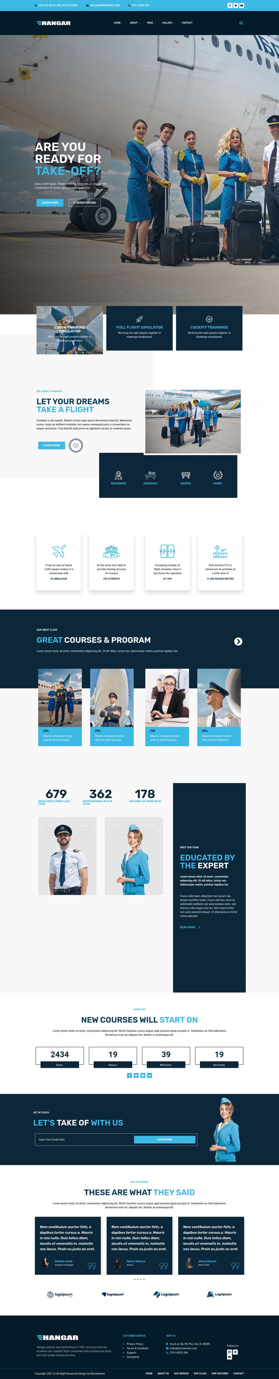 WordPress template ThemeForest Hangar