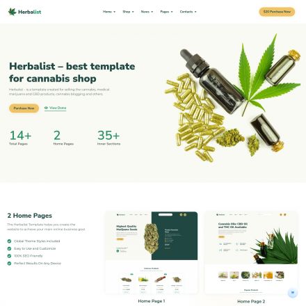 ThemeForest Herbalist
