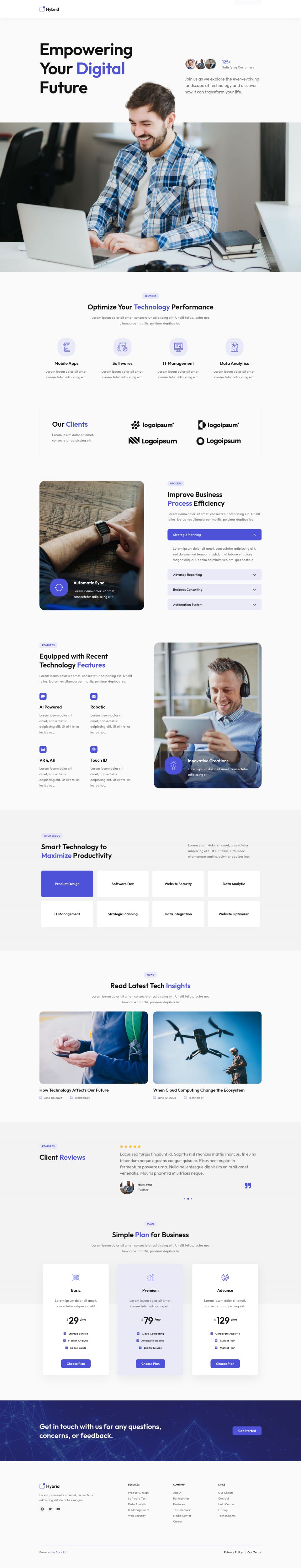 WordPress template ThemeForest Hybrid
