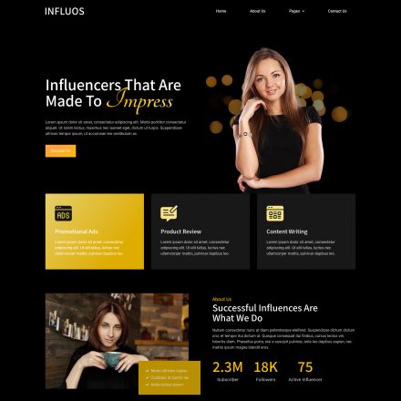 ThemeForest Influos