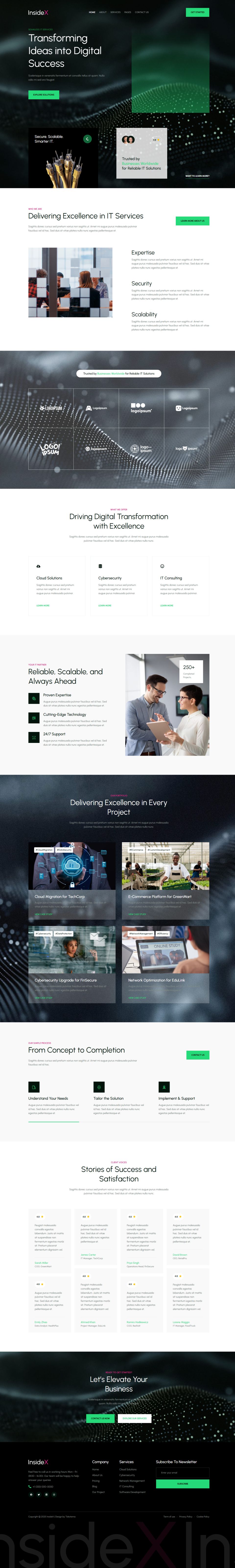 WordPress template ThemeForest InsideX